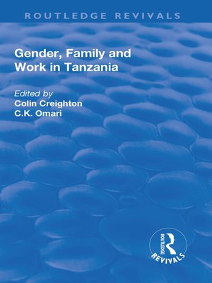 cover image of Gender, Family and Work in Tanzania